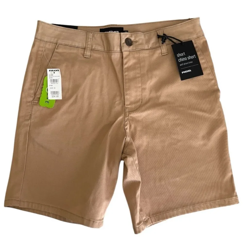 RSQ Mens Chino Shorts 7 Inch Short NWT